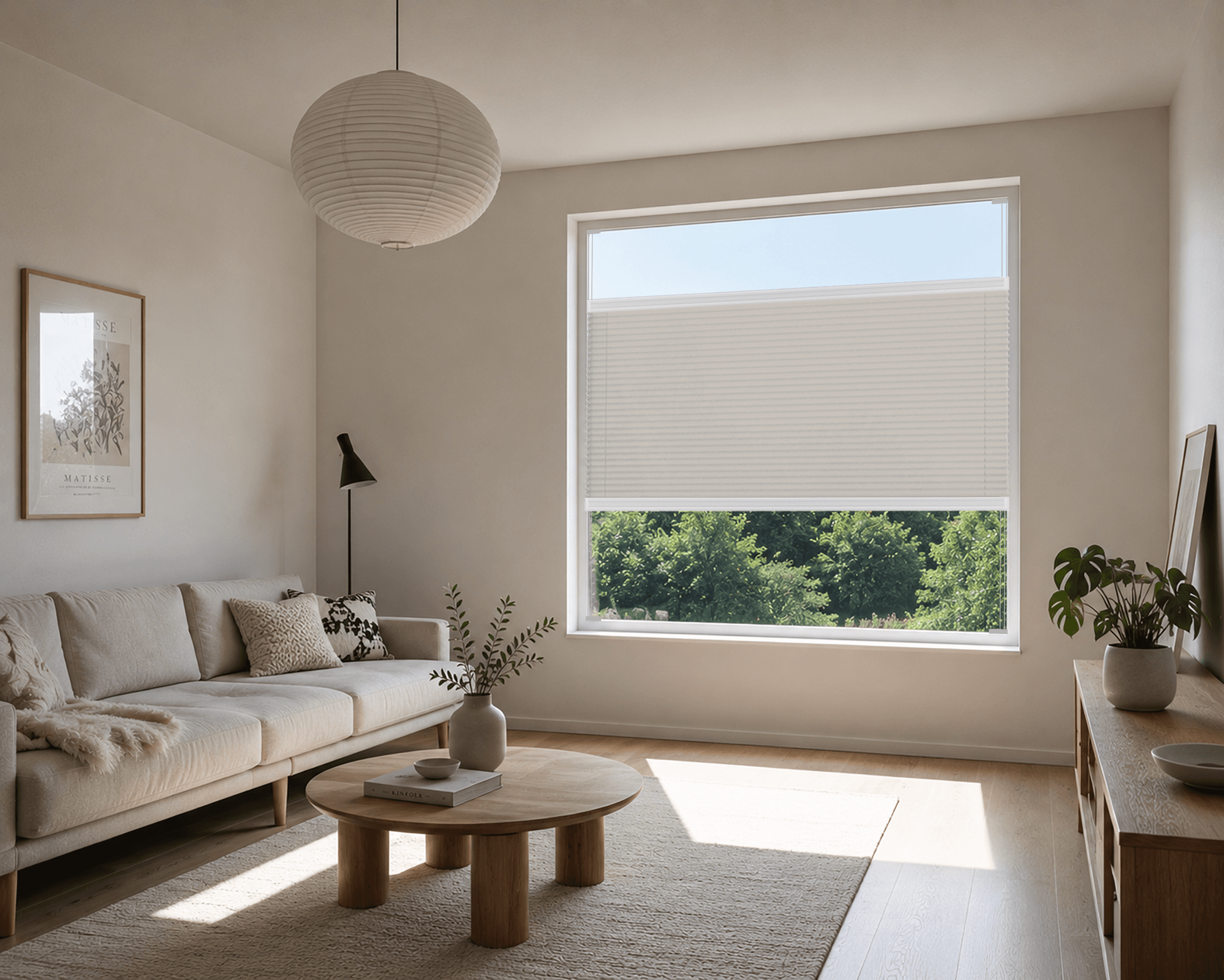 Coben Pleated Blinds – The Perfect Solution for Large Windows and HST Sliding Doors