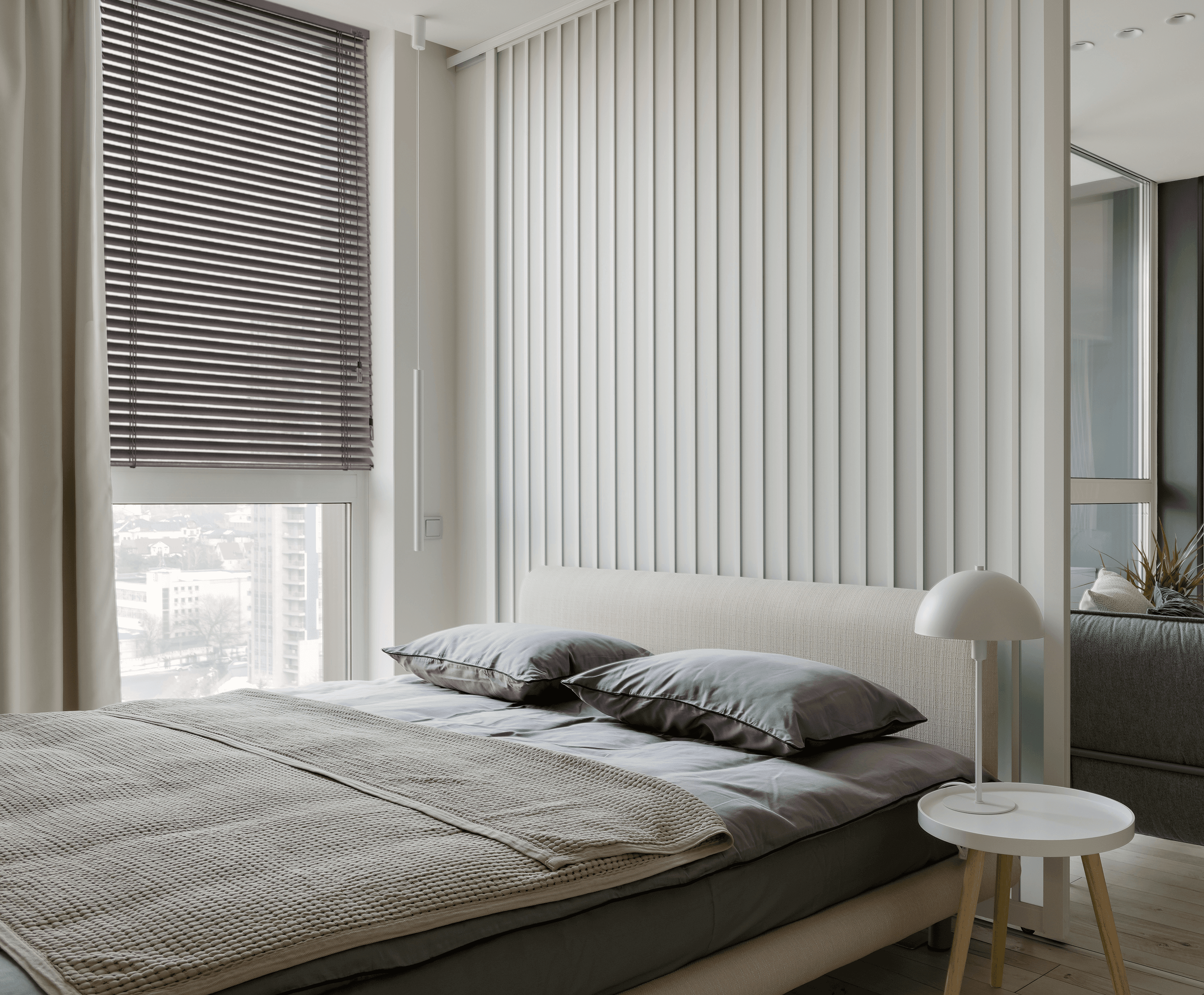 Antracit Aluminium Persienner 50mm