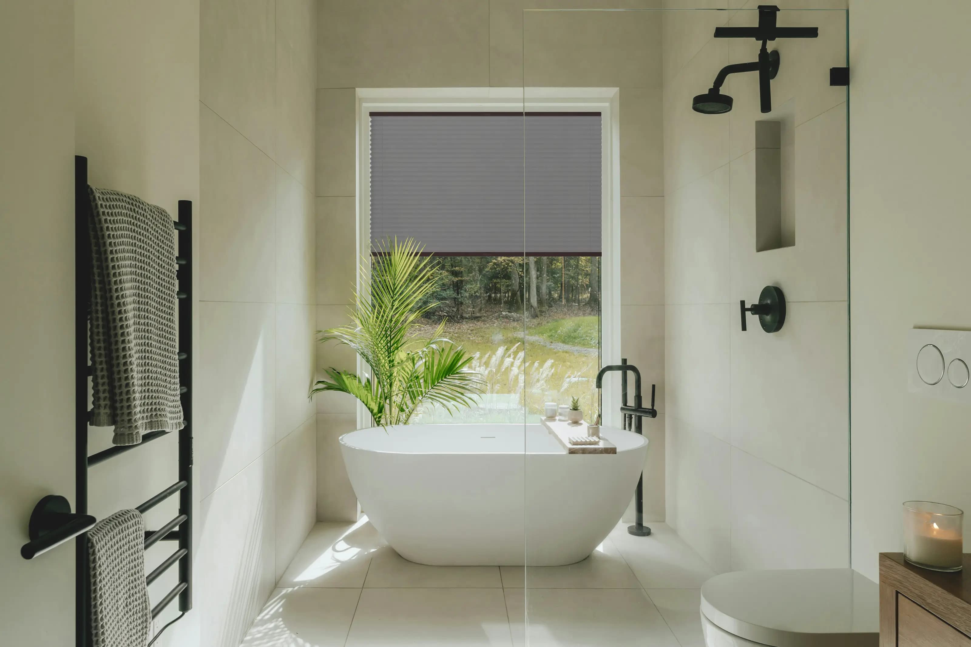 Graphite + mahogni brun profil